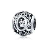 S925 Sterling Silver Mori Series Hollow Letters Beads DIY Bracciale Collana Accessori