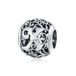 S925 Sterling Silver Mori Series Hollow Letters Beads DIY Bracciale Collana Accessori