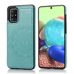 Custodia portafoglio PU TPU con mandala per Samsung Galaxy