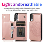Custodia portafoglio PU TPU con mandala per Samsung Galaxy A90