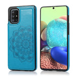 Custodia portafoglio PU TPU con mandala per Samsung Galaxy A90