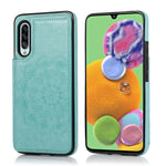 Custodia portafoglio PU TPU con mandala per Samsung Galaxy A90