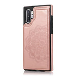 Custodia portafoglio PU TPU Mandala per Samsung Galaxy Note10+
