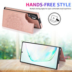 Custodia portafoglio PU TPU Mandala per Samsung Galaxy Note10+