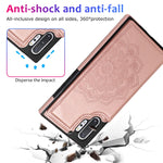 Custodia portafoglio PU TPU Mandala per Samsung Galaxy Note10+