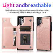 Custodia portafoglio PU TPU Mandala per Samsung Galaxy Note10+