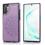 Custodia portafoglio PU TPU Mandala per Samsung Galaxy Note10+