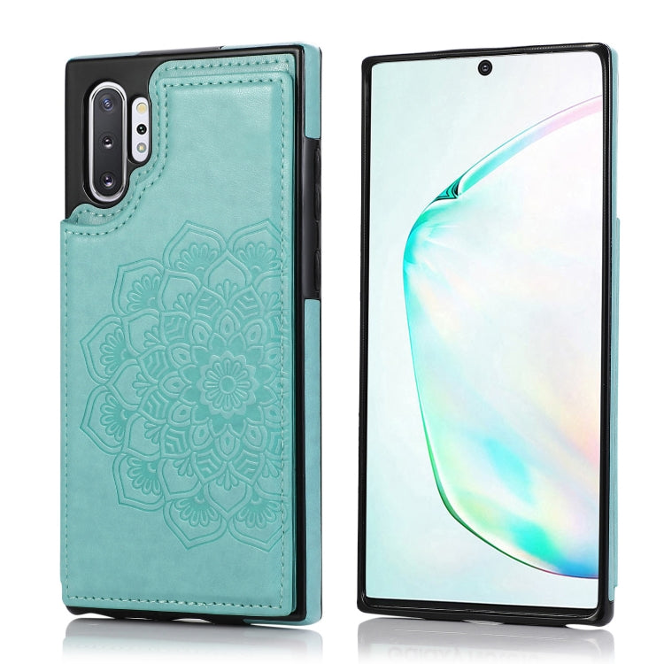Custodia portafoglio PU TPU Mandala per Samsung Galaxy Note10+