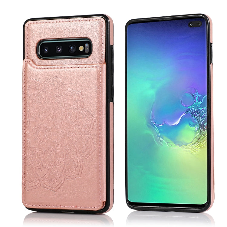 Custodia portafoglio PU TPU con slot carte Galaxy S10+