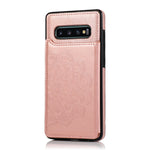 Custodia portafoglio PU TPU con slot carte Galaxy S10+