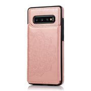 Custodia portafoglio PU TPU con slot carte per Galaxy S10+
