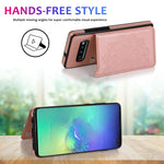 Custodia portafoglio PU TPU con slot carte Galaxy S10+