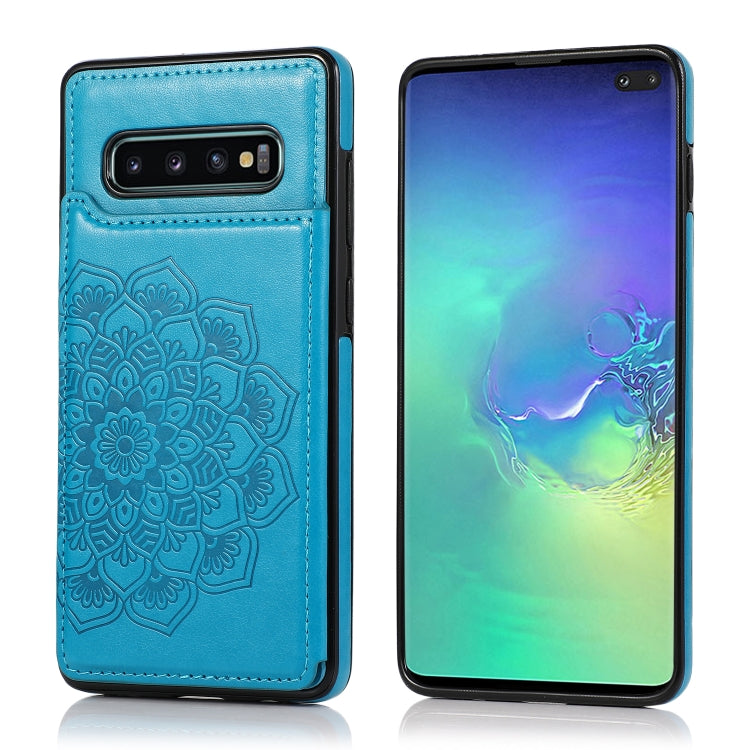 Custodia portafoglio PU TPU con slot carte Galaxy S10+