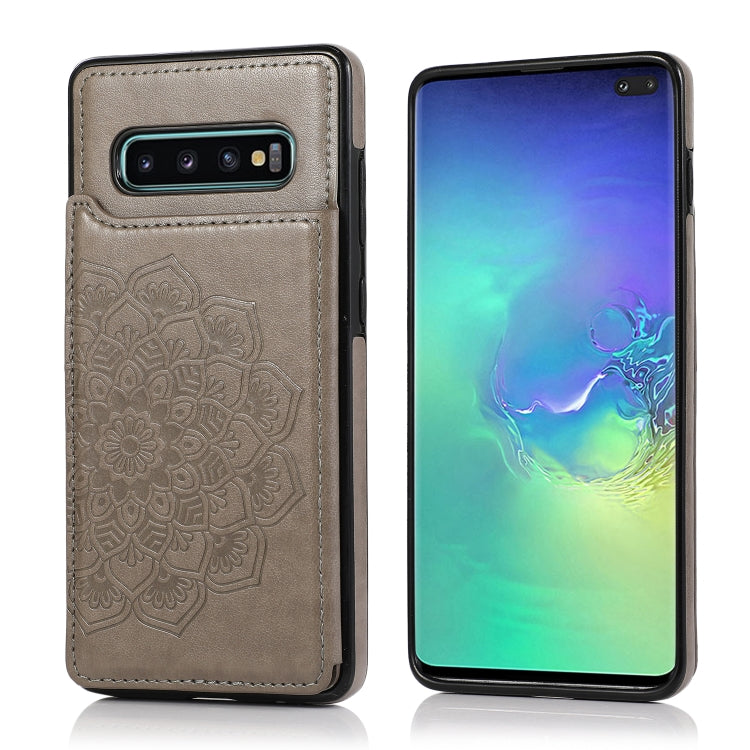 Custodia portafoglio PU TPU con slot carte Galaxy S10+