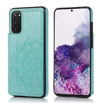 Custodia portafoglio PU TPU con slot carte Galaxy S10+
