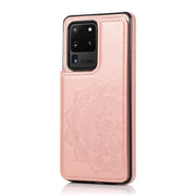 Custodia portafoglio PU TPU Mandala per Galaxy S20 Ultra