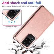 Custodia portafoglio PU TPU Mandala per Galaxy S20 Ultra