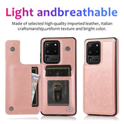 Custodia portafoglio PU TPU Mandala per Galaxy S20 Ultra