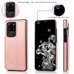 Custodia portafoglio PU TPU Mandala per Galaxy S20 Ultra
