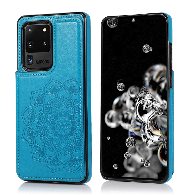 Custodia portafoglio PU TPU Mandala per Galaxy S20 Ultra