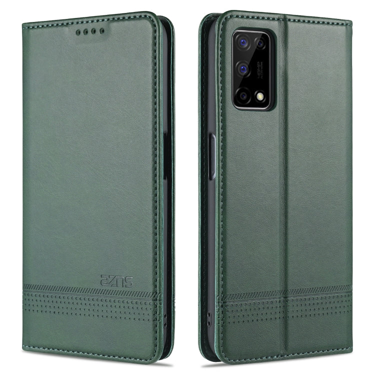 AZNS Custodia in pelle a vibrazione orizzontale con struttura in vitello magnetico con slot per carte, supporto e portafoglio, For OPPO K7x / Realme V5 5G, For Huawei Enjoy 20 Plus 5G, For Huawei Enjoy 20 Pro / Enjoy Z 5G, For Huawei Honor 9A