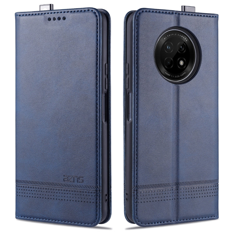AZNS Custodia in pelle a vibrazione orizzontale con struttura in vitello magnetico con slot per carte, supporto e portafoglio, For OPPO K7x / Realme V5 5G, For Huawei Enjoy 20 Plus 5G, For Huawei Enjoy 20 Pro / Enjoy Z 5G, For Huawei Honor 9A