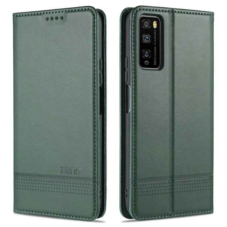 AZNS Custodia in pelle a vibrazione orizzontale con struttura in vitello magnetico con slot per carte, supporto e portafoglio, For OPPO K7x / Realme V5 5G, For Huawei Enjoy 20 Plus 5G, For Huawei Enjoy 20 Pro / Enjoy Z 5G, For Huawei Honor 9A