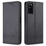 AZNS Custodia in pelle a vibrazione orizzontale con struttura in vitello magnetico con slot per carte, supporto e portafoglio, For OPPO K7x / Realme V5 5G, For Huawei Enjoy 20 Plus 5G, For Huawei Enjoy 20 Pro / Enjoy Z 5G, For Huawei Honor 9A