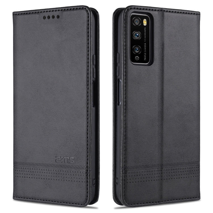 AZNS Custodia in pelle a vibrazione orizzontale con struttura in vitello magnetico con slot per carte, supporto e portafoglio, For OPPO K7x / Realme V5 5G, For Huawei Enjoy 20 Plus 5G, For Huawei Enjoy 20 Pro / Enjoy Z 5G, For Huawei Honor 9A