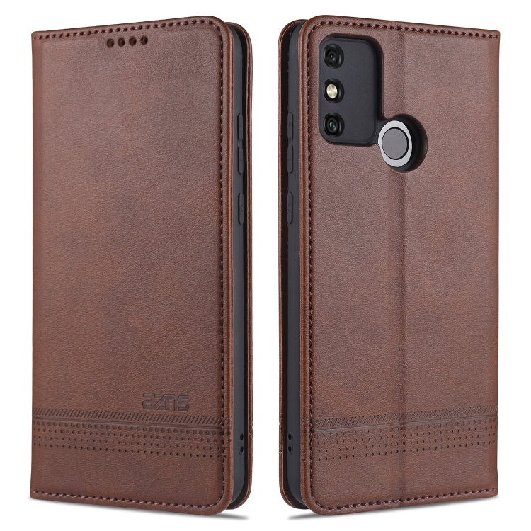 AZNS Custodia in pelle a vibrazione orizzontale con struttura in vitello magnetico con slot per carte, supporto e portafoglio, For OPPO K7x / Realme V5 5G, For Huawei Enjoy 20 Plus 5G, For Huawei Enjoy 20 Pro / Enjoy Z 5G, For Huawei Honor 9A