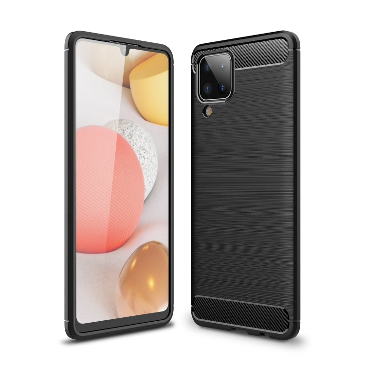 Custodia TPU fibra di carbonio per Samsung Galaxy A12