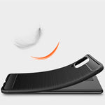 Custodia TPU effetto fibra di carbonio per Samsung Galaxy A12