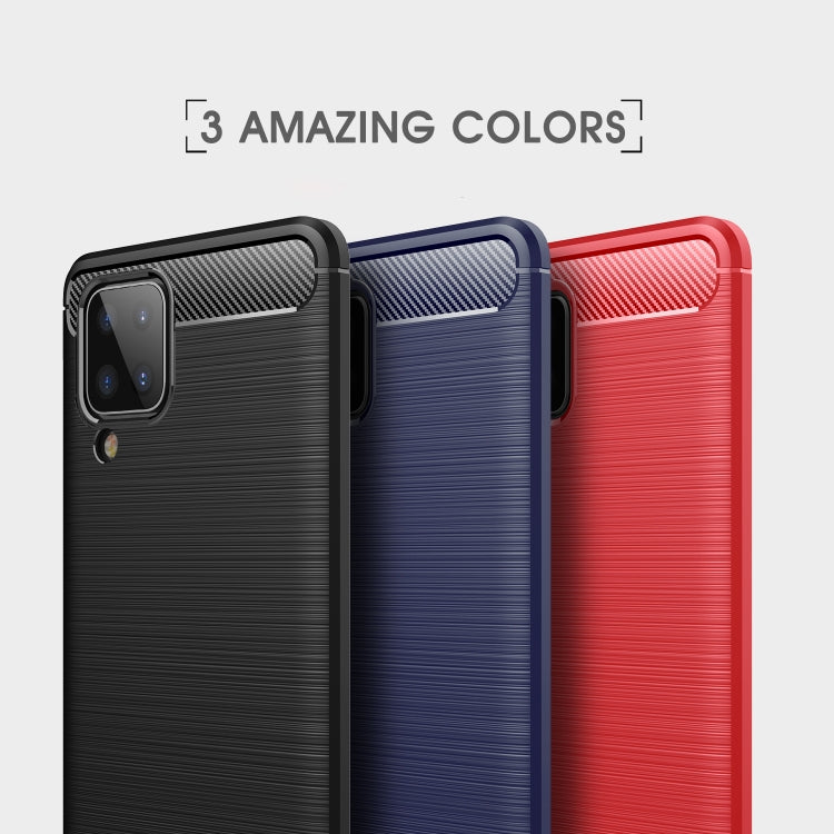 Custodia TPU effetto fibra di carbonio per Samsung Galaxy A12