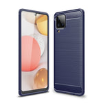Custodia TPU effetto fibra di carbonio per Samsung Galaxy A12