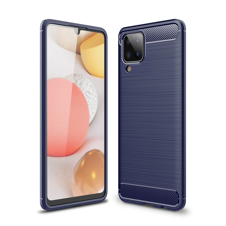 Custodia TPU effetto fibra di carbonio per Samsung Galaxy A12