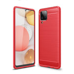 Custodia TPU effetto fibra di carbonio per Samsung Galaxy A12