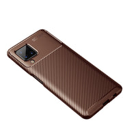 Custodia TPU con trama fibra di carbonio per Samsung Galaxy A12