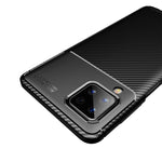 Custodia TPU con trama fibra di carbonio per Samsung Galaxy A12