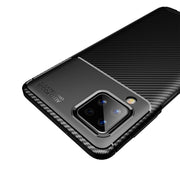 Custodia TPU con trama fibra di carbonio per Samsung Galaxy A12