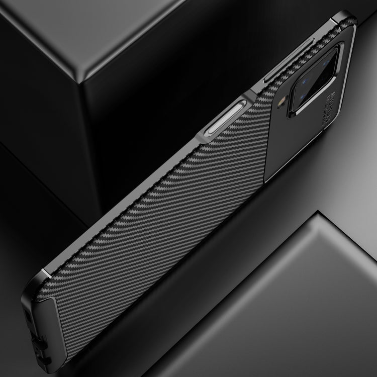 Custodia TPU con trama fibra di carbonio per Samsung Galaxy A12