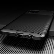 Custodia TPU con trama fibra di carbonio per Samsung Galaxy A12