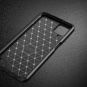 Custodia TPU con trama fibra di carbonio per Samsung Galaxy A12