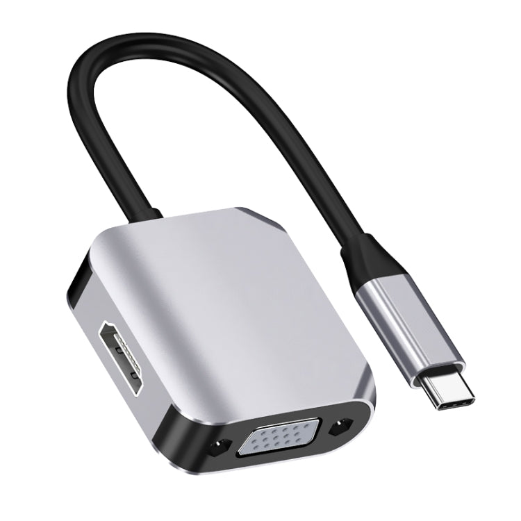 Adattatore USB-C a HDMI + VGA 2 in 1 HW-6002