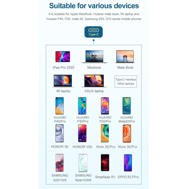 Adattatore USB-C a HDMI + VGA 2 in 1 HW-6002