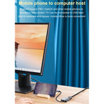 Adattatore USB-C a HDMI + VGA 2 in 1 HW-6002