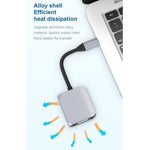 Adattatore USB-C a HDMI + VGA 2 in 1 HW-6002