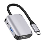 Adattatore USB-C a HDMI PD USB 3.0 3 in 1 HW-6003