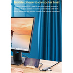 Adattatore USB-C a HDMI PD USB 3.0 3 in 1 HW-6003
