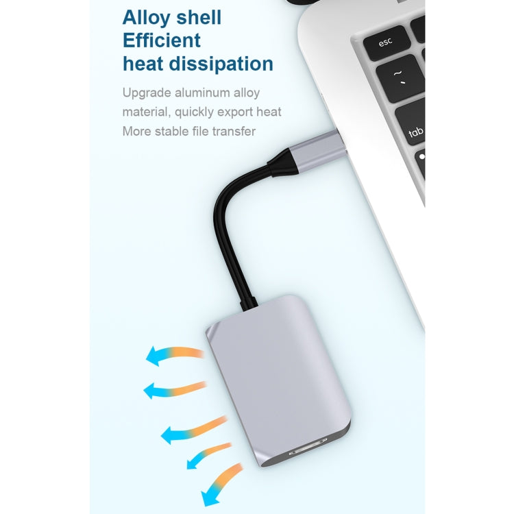 Adattatore USB-C a HDMI PD USB 3.0 3 in 1 HW-6003
