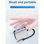 Adattatore USB-C a HDMI PD USB 3.0 3 in 1 HW-6003